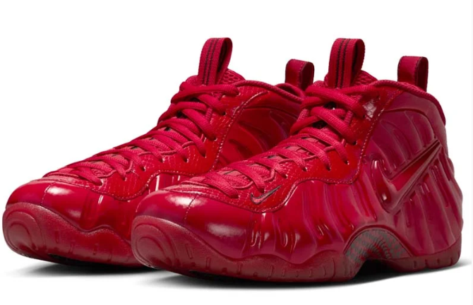 Nike Air Foamposite Pro Sneakers - Gym Red/Black