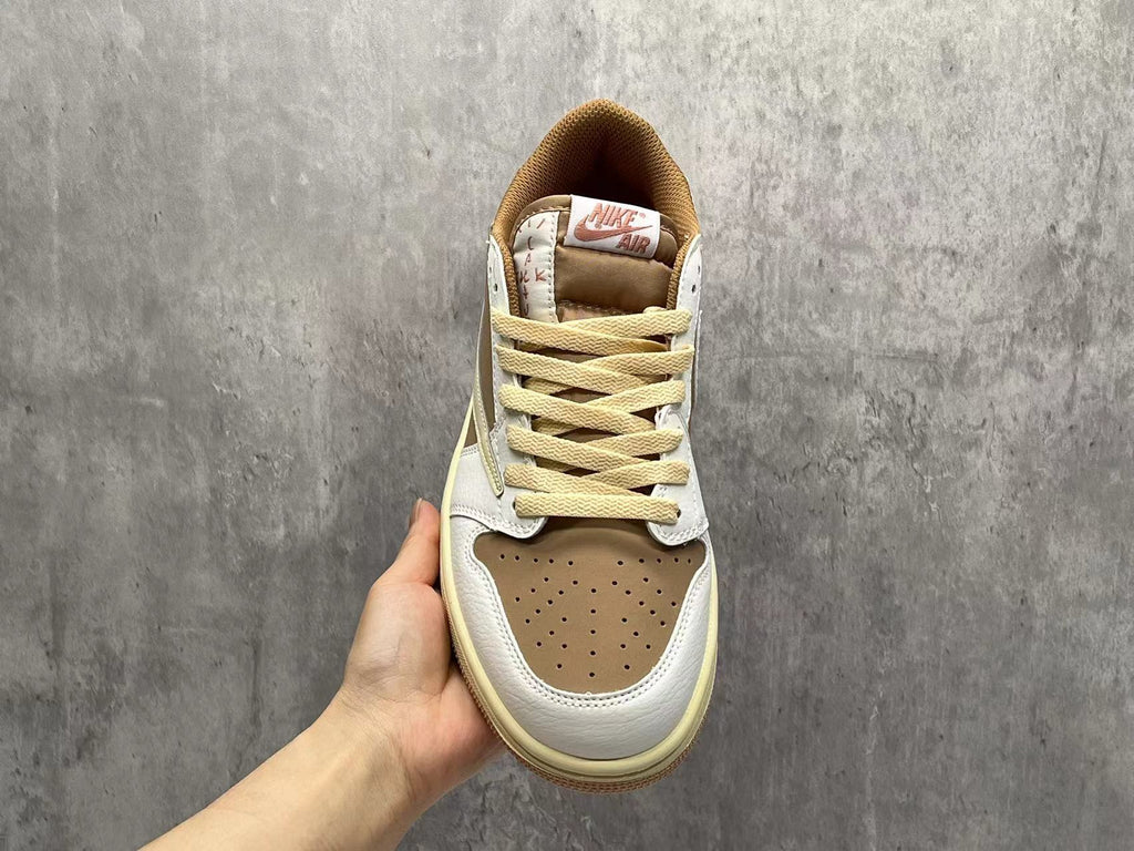 Travis Scott x Air Jordan 1 Low OG Light Brown & Pink
