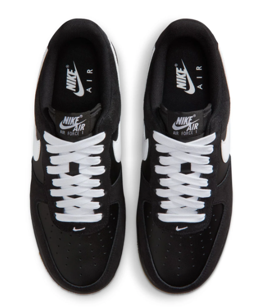 Nike Air Force 1 Low '07 LV8 Men's Sneakers – Black/White/Gum