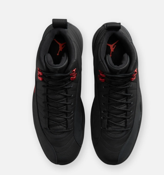 Air Jordan 12 Retro Sneakers - Black/Varsity Red