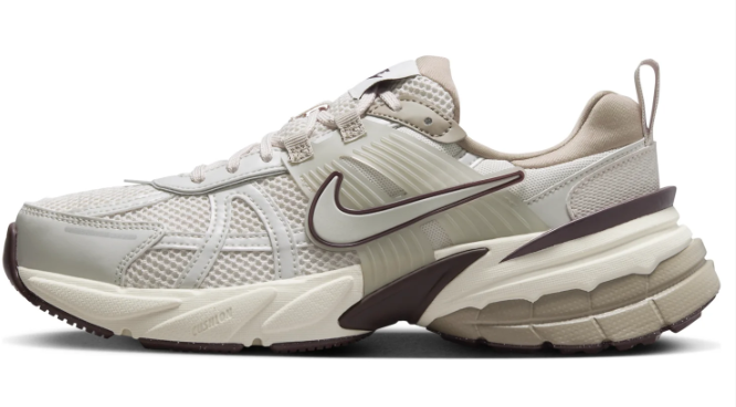 Nike V2K Run Women's Sneakers – Light Greenish Brown / Khaki / Earth / Light Bone
