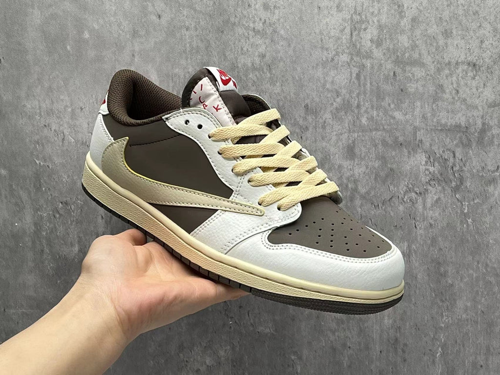 Travis Scott x Air Jordan 1 Low OG White & Brown
